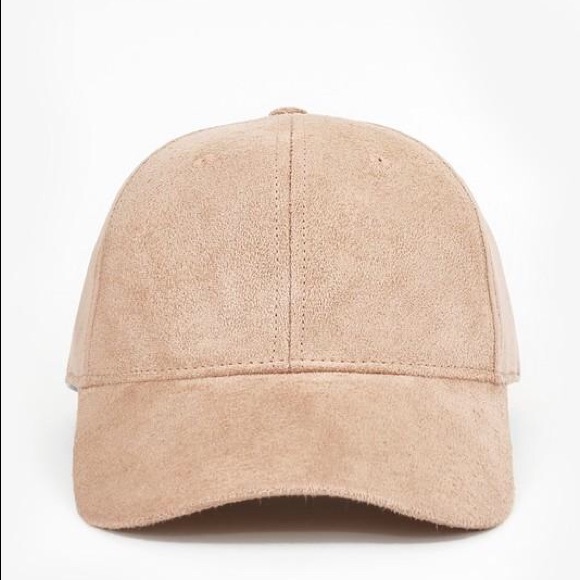 New FAUX SUEDE BASEBALL CAp - Picture 3 of 5